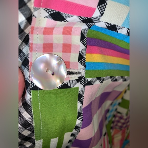 KOOS van den Akker colorful patchwork reversible blazer Jacket KOOS of course 1x - Picture 6 of 9